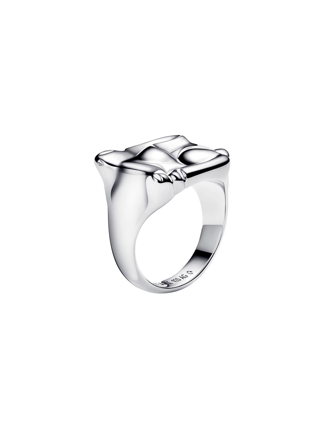 Rabbit Signet Ring  - Silver
